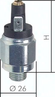 Czujnik ciśnienia 50-200 bar NO G1/4 42V
