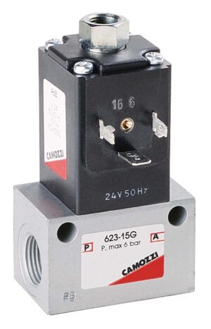 Elektrozawór camozzi 623-15G 24VDC 2/2 3/8 NC