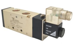 Elektrozawór do powietrza 5/2 1/2 mono 24VDC
